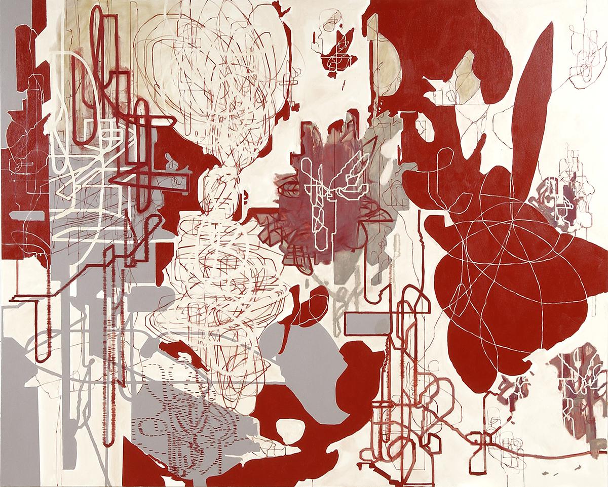 War of Attrition acrylic and oil painting