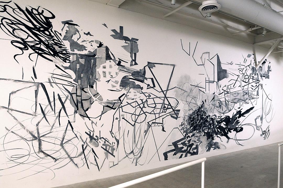 Wall Drawing at MocaGA