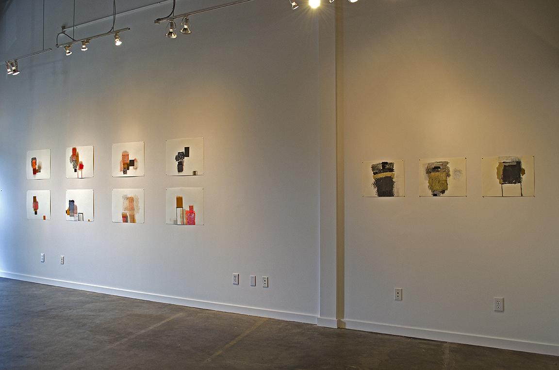 'Small Works' Exhibition Drawings and Small Canvases and Wood Panels. 