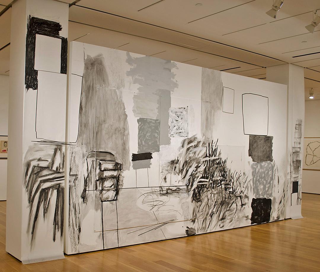 wall drawing, contemporary abstract wall drawing