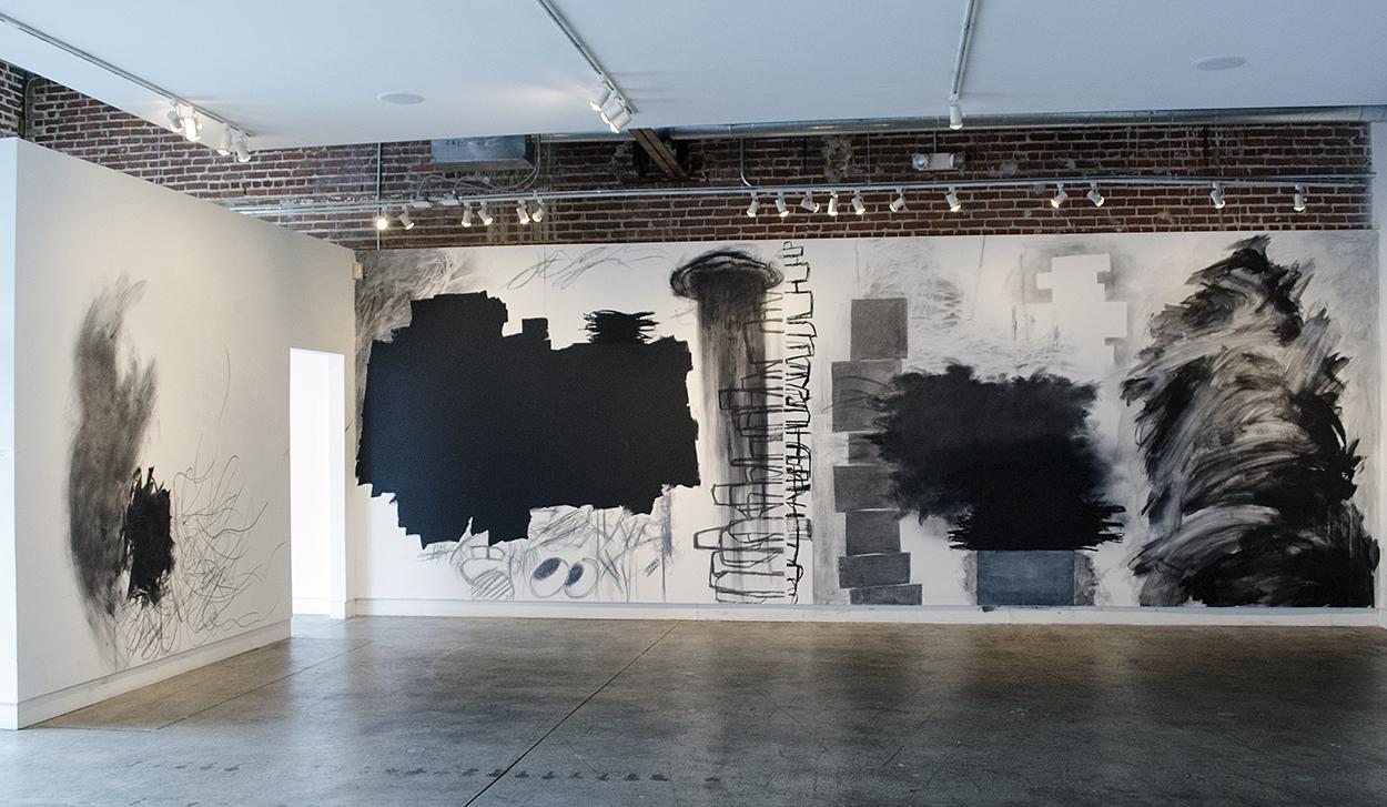 wall drawing, contemporary abstract wall drawing