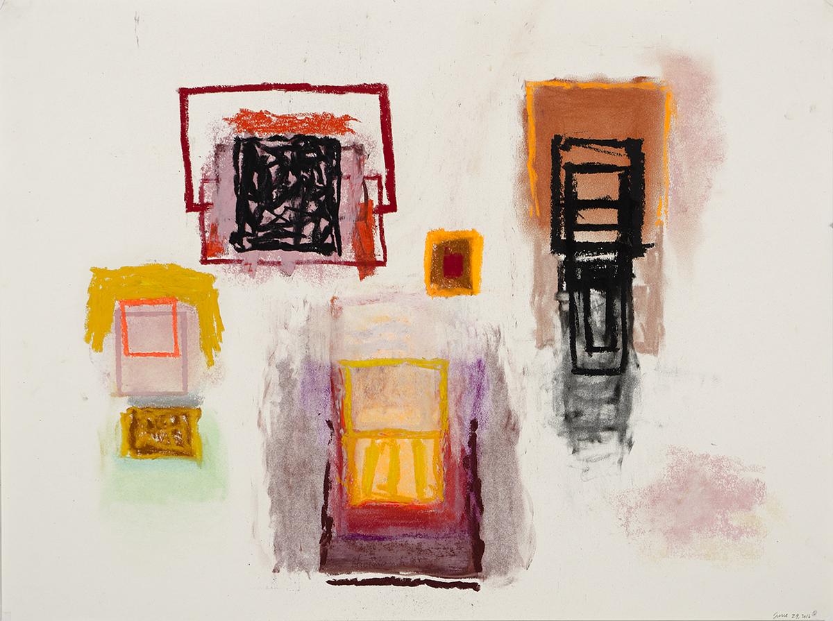 drawing, contemporary abstract drawing, 