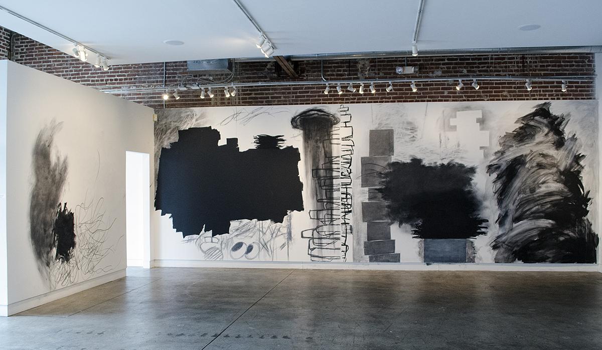 wall drawing, contemporary abstract wall drawing