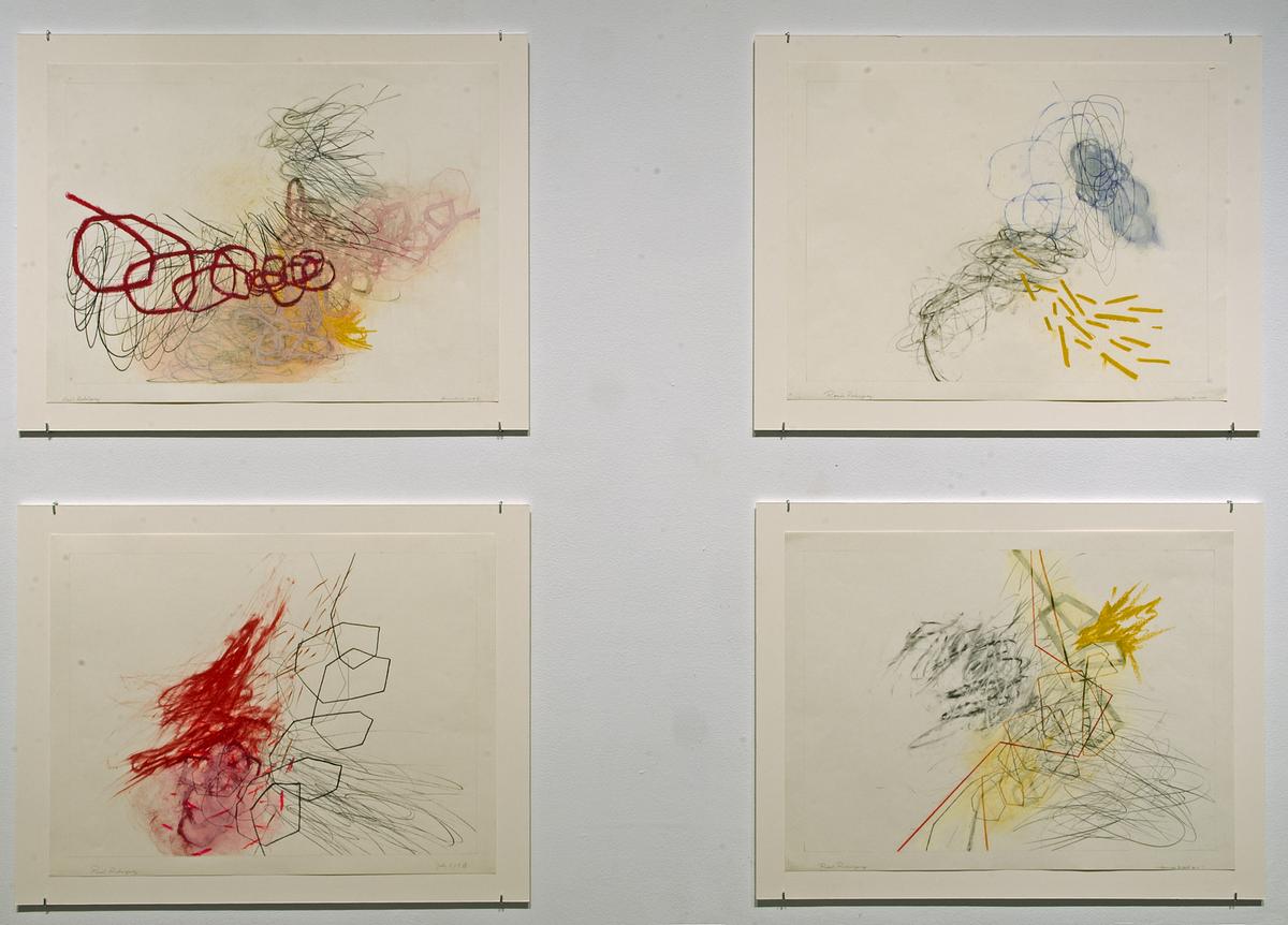 drawings, contemporary art, abstract drawings, MocaGA, 